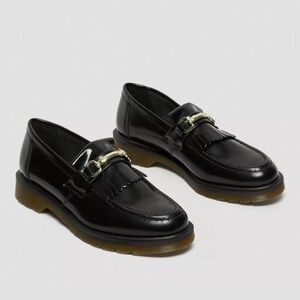 Dr. Martens Adrian Snaffle Smooth Leather Kiltie Loafers